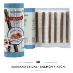 Barritas-individuales-sabores-Serrano-Sticks-para-perros-de-carne-y-pescado